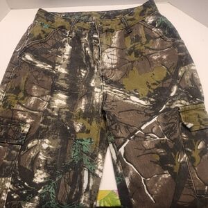 Shein Camouflage Cargo Jeans Size Tall M,Waist 28 inseam measures 30",RealTree.